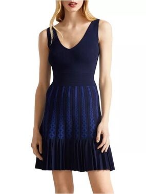Ted Baker London Julote Flippy Knit Skater Dress 1 (US Size 4)